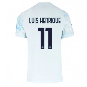 Inter Milan Luis Henrique #11 Jalkapallovaatteet Vieraspaita 2025-26 Lyhythihainen